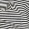 1 Yard Black and White Railroad Striped Cotton and Polyester Woven Fabric for Apparel Fabric